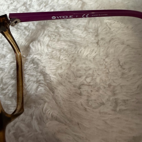 Vogue Brown and Purple Glasses - Picture 3 of 7